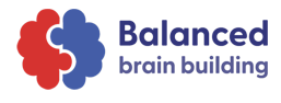 logo balanced brain building